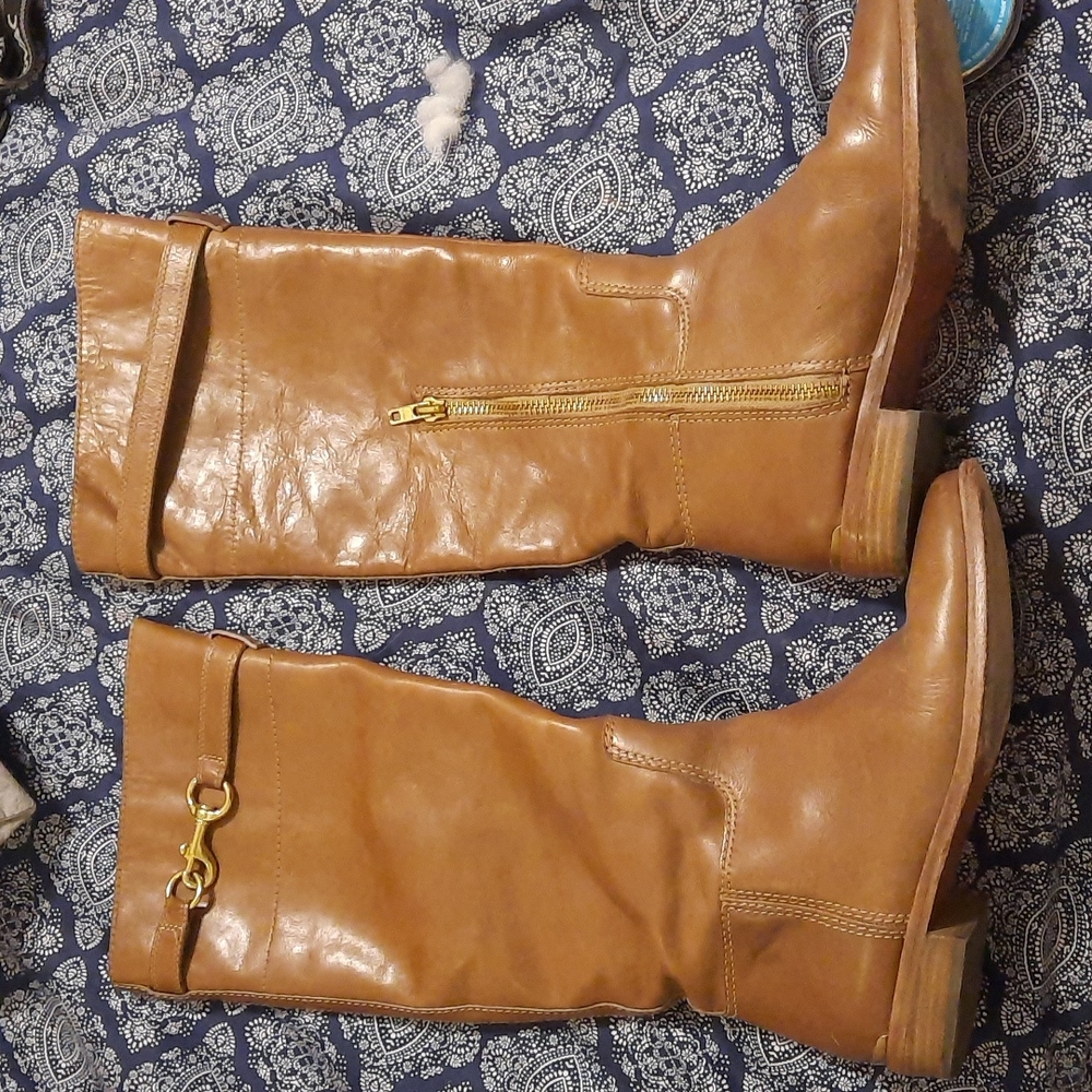 Coach riding tall boots